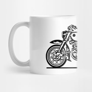 C72 Dream Motorcycle Sketch Art Mug